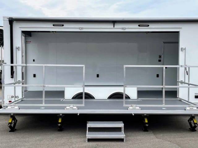 24 foot Stage Trailer for Sale, MO Great Dane, Custom Trailers, Marketing Trailer, Stage Trailer,