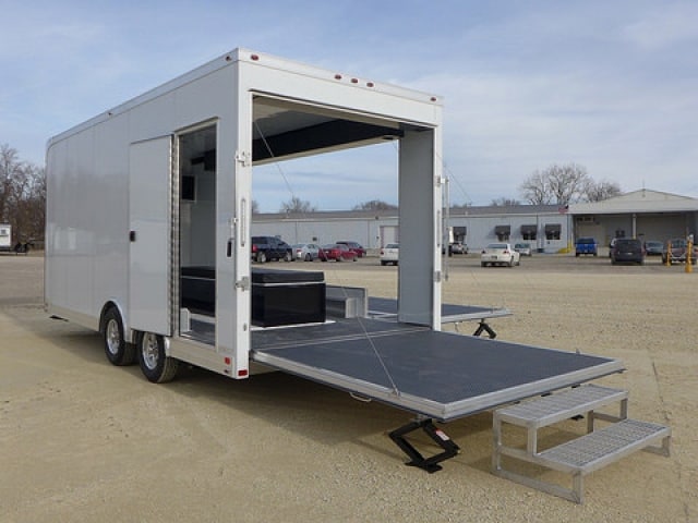 Custom, Mobile, Marketing, Trailers, 20ft, ATC, Product Display Stage