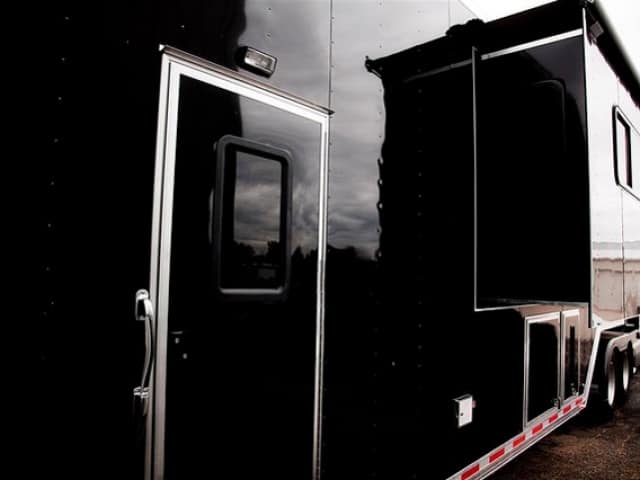 Custom Trailers ,Car Hauler, Sport, Race, with Living Quarters, ,53 ft Black