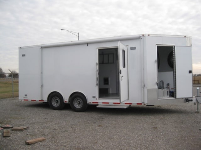 Custom Trailers, Commercial Custom Trailers, Custom Trailer Crane Hoist
