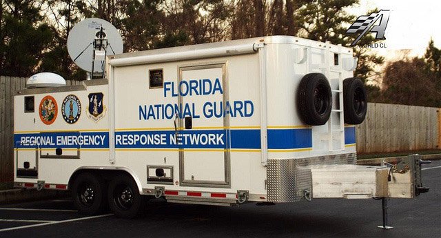 Custom Trailers, Emergency Management, Communications, Florida, Satellite