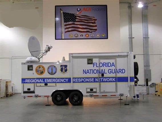 Custom Trailers, Emergency Management, Communications, Florida, Satellite