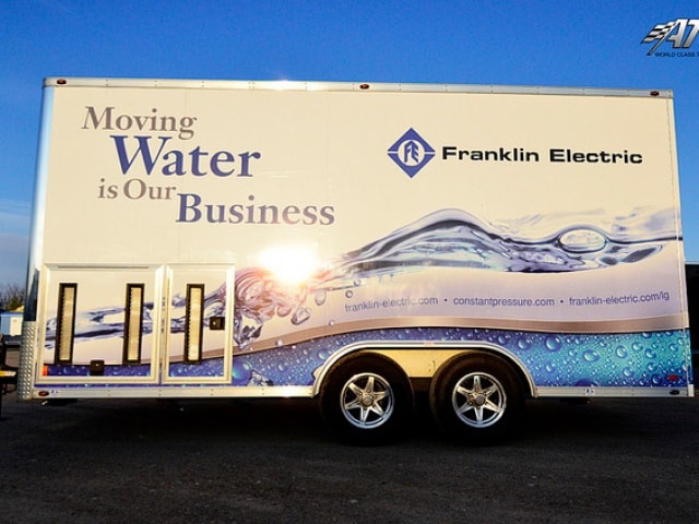 Custom Trailers, Mobile Marketing, Franklin Electric