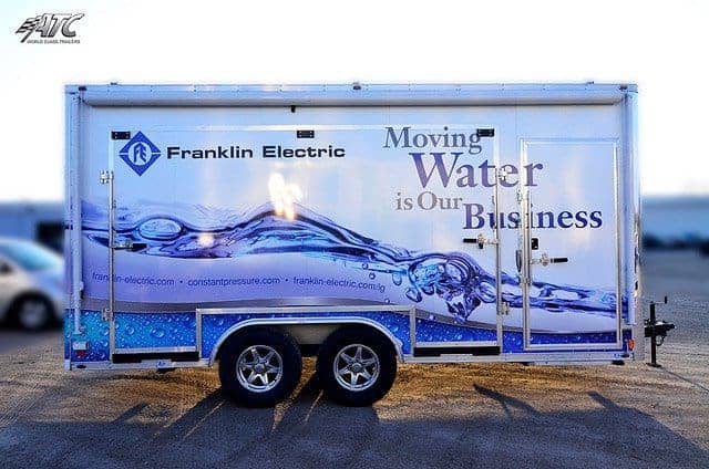 Mobile Marketing Trailers - Franklin Electric Marketing Trailer