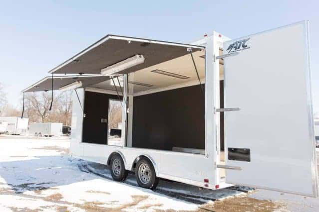 Mobile Marketing Trailers - Line Up Product Display Trailer