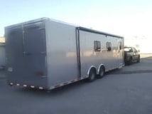 28ft, Mobile Lab Trailer, with Safety Shower, Laboratory Trailer, Custom Trailer, MO Great Dane, ATC
