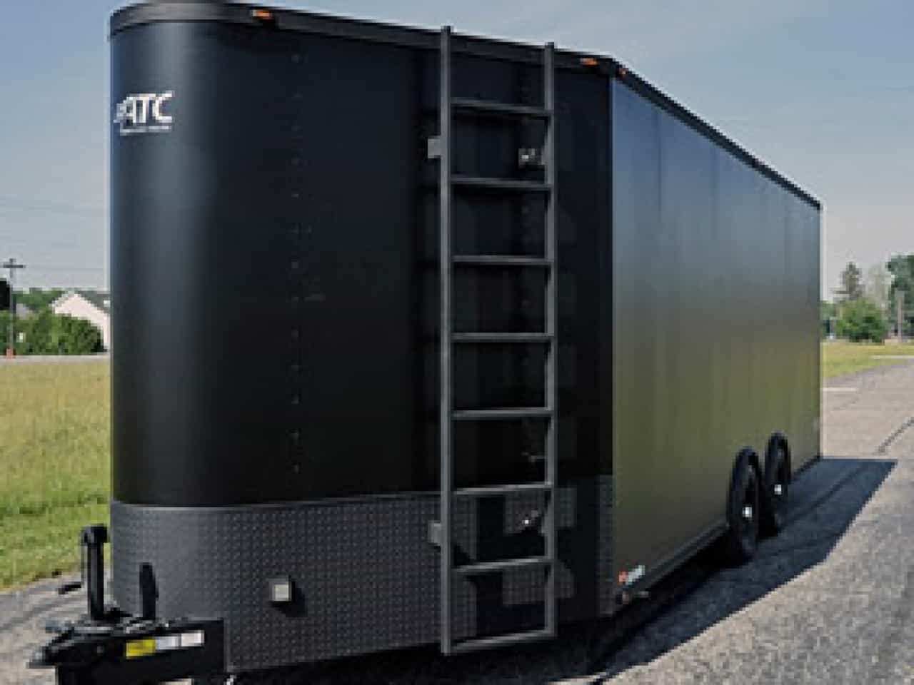 Mobile Stage Merchandise Trailer w/ Slat Walls MO Great Dane / Total