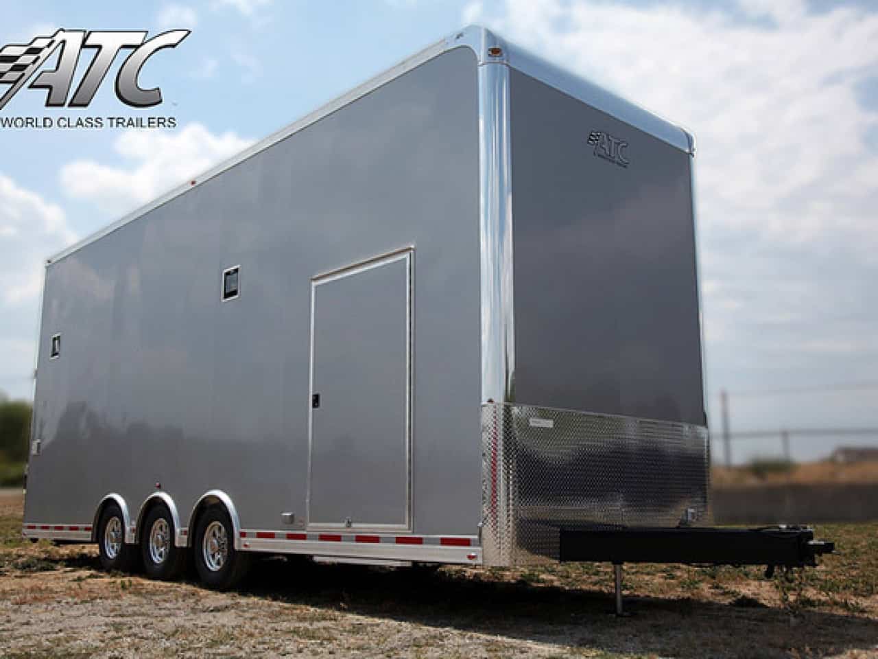 Silver 28ft ATC Stacker Trailer MO Great Dane / Total Trailers trailers
